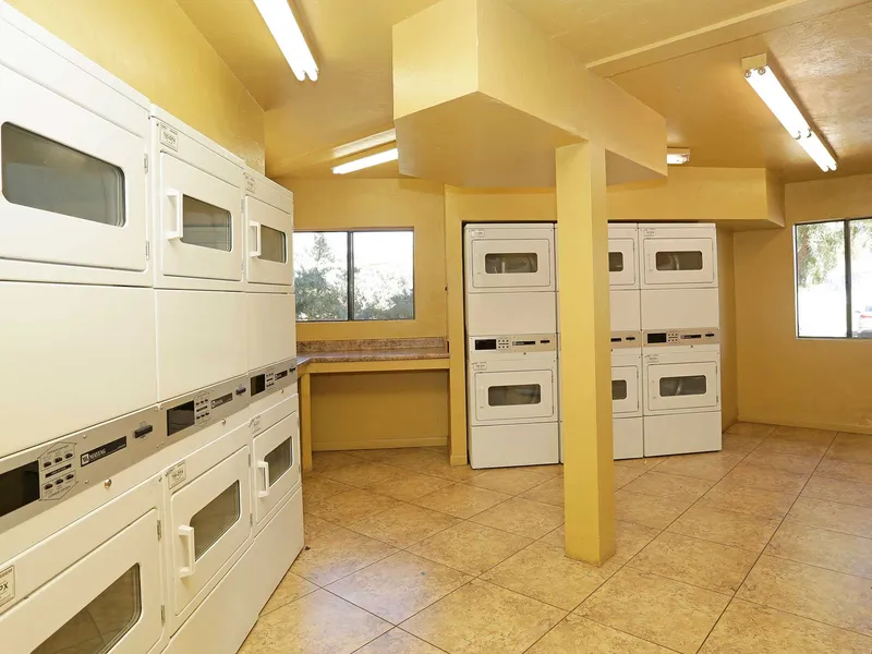Silverado Apartments on-site laundry facility