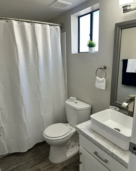 Silverado Apartments renovated bathroom