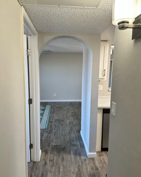 Silverado Apartments renovated hallway