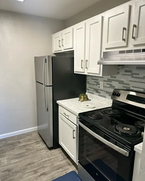 Silverado Apartments renovated kitchen