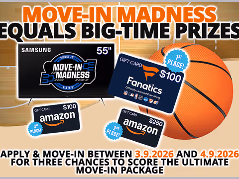 Move-in special promotion at Silverado Apartments